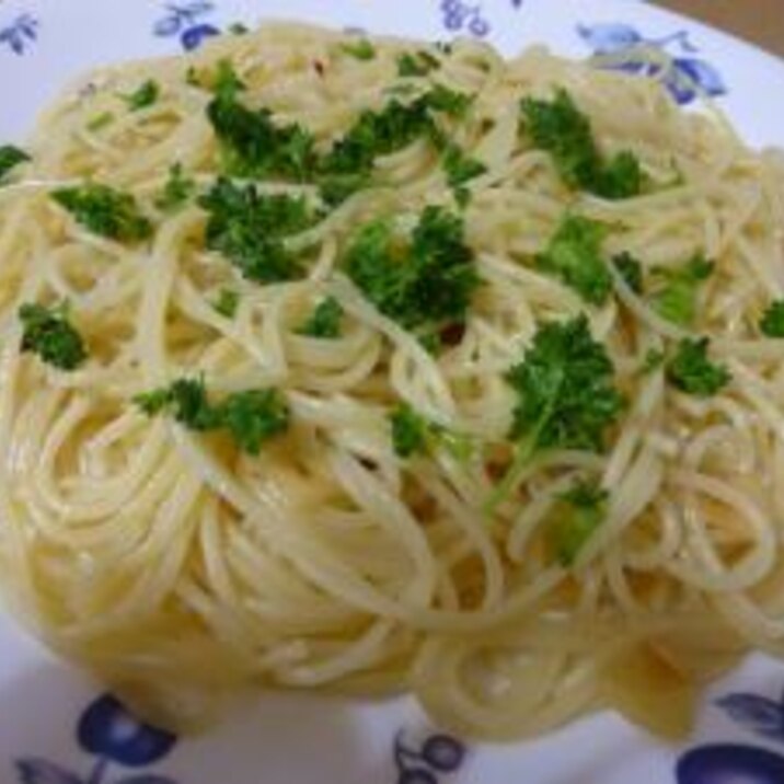 ベジタリアンのペペロンチーノ　スパゲティ